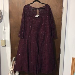 Purple sparkle dress